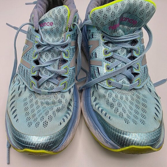 New Balance Fresh Foam 1080v8 Womens Running Shoes Size 10 Blue Mesh Comfort - Picture 10 of 13